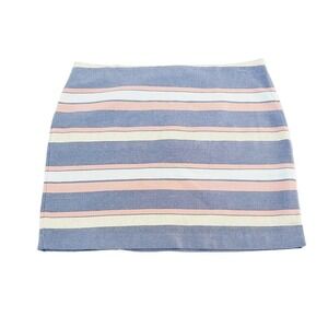 GAP Striped Pencil Skirt Metallic Accents SZ06 NWT